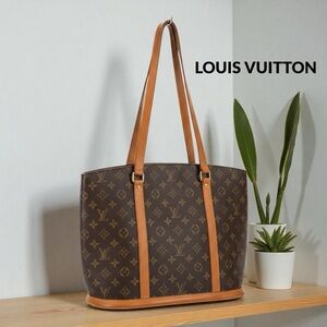 AUTHENTIC LOUIS VUITTON LV SHOULDER BAG TOTE BABYLONE BROWNS MONOGRAM MB0060